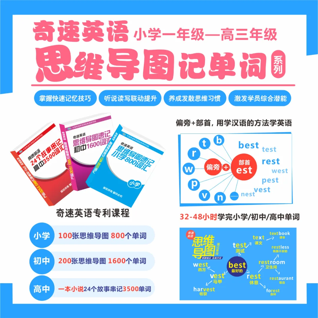 单词串记有故事,游戏闯关乐趣多—2021奇速英语冬令营活动