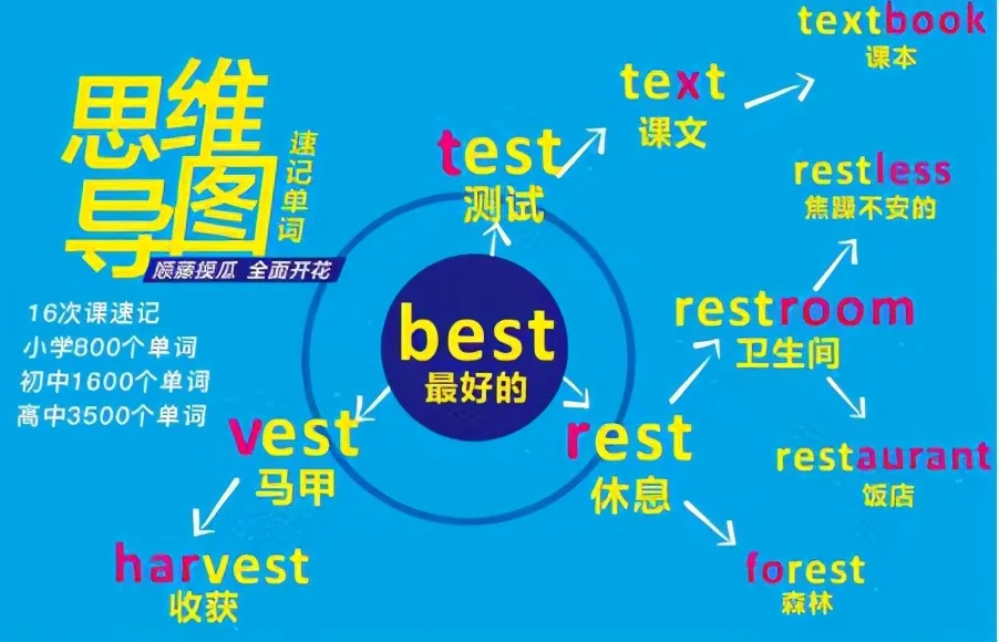 小升初英语词汇1600+ 暑假夏令营快人一步